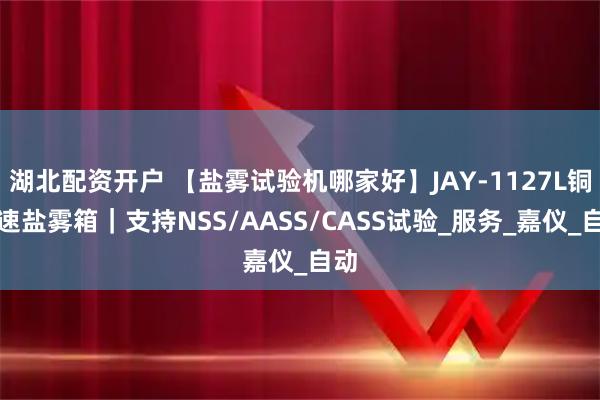 湖北配资开户 【盐雾试验机哪家好】JAY-1127L铜加速盐雾箱｜支持NSS/AASS/CASS试验_服务_嘉仪_自动